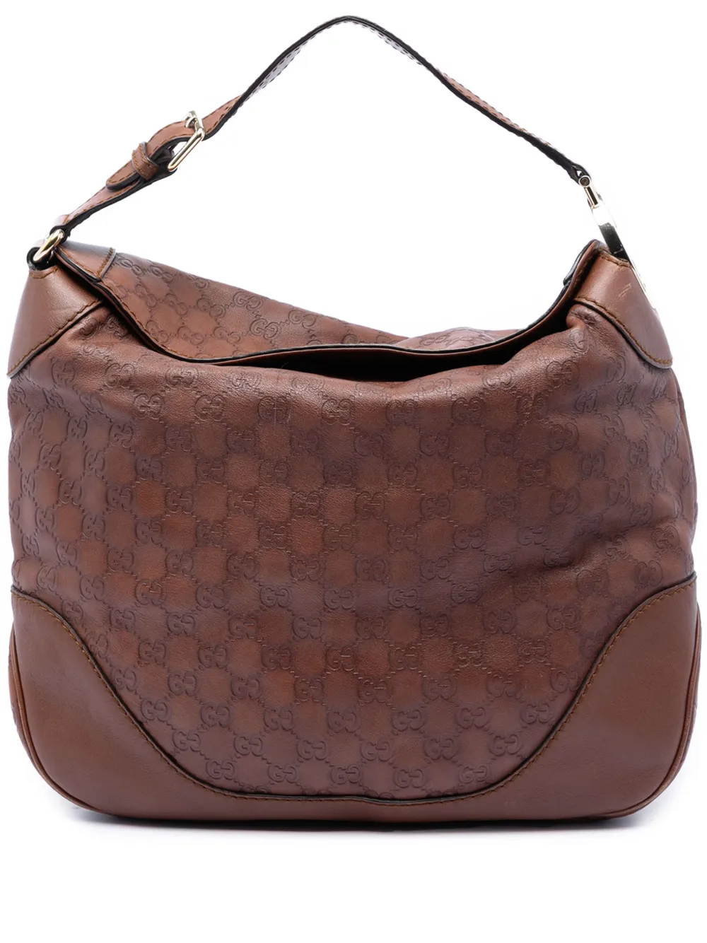 Gucci Pre-Owned 2016-2026 Guccissima Charlotte Hobo tote bag - Marrone