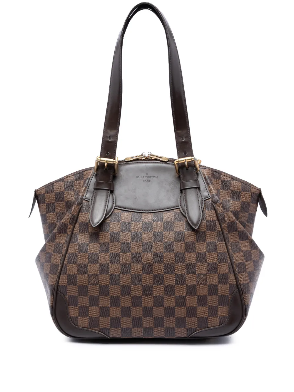 Louis Vuitton Pre-Owned 2011 Damier Ebene Verona MM Schultertasche - Braun