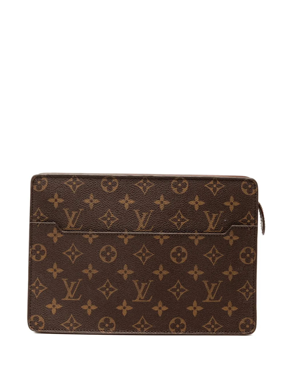 Louis Vuitton Pre-Owned 1999 Monogram Pochette Homme clutch bag - Braun