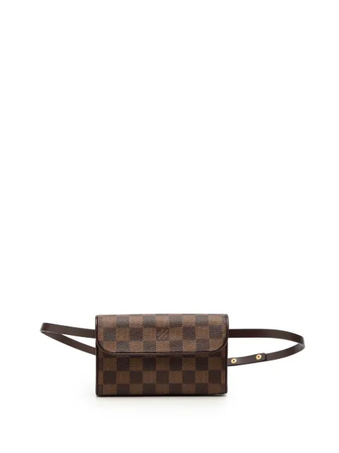 Louis Vuitton Pre-Owned 2006 Damier Ebene Pochette Florentine belt bag