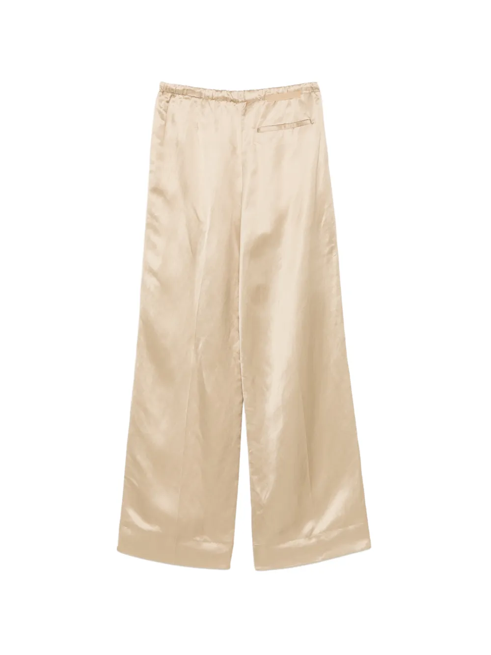 Briglia 1949 Broek met wijde pijpen en trekkoord Beige