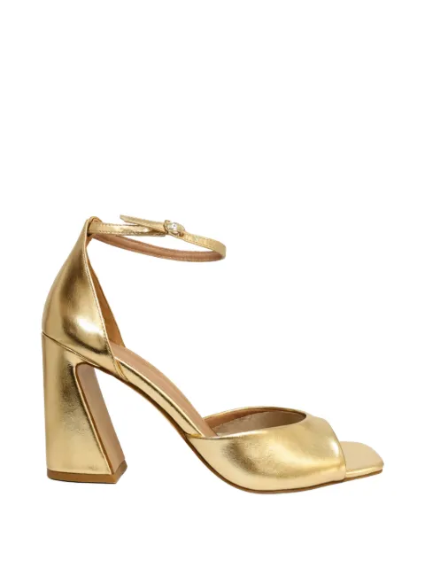 Pennyblack laminated block-heel sandals