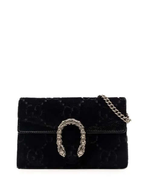 Gucci Pre-Owned 2016-2026 Mini GG Velvet Dionysus crossbody bag