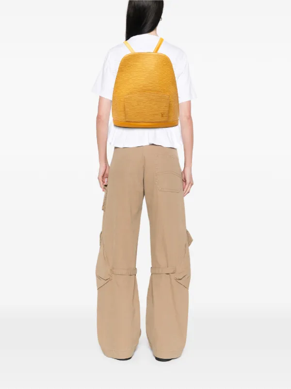 Louis Vuitton Pre-Owned 1997 Epi Gobelins Backpack | Yellow | FARFETCH