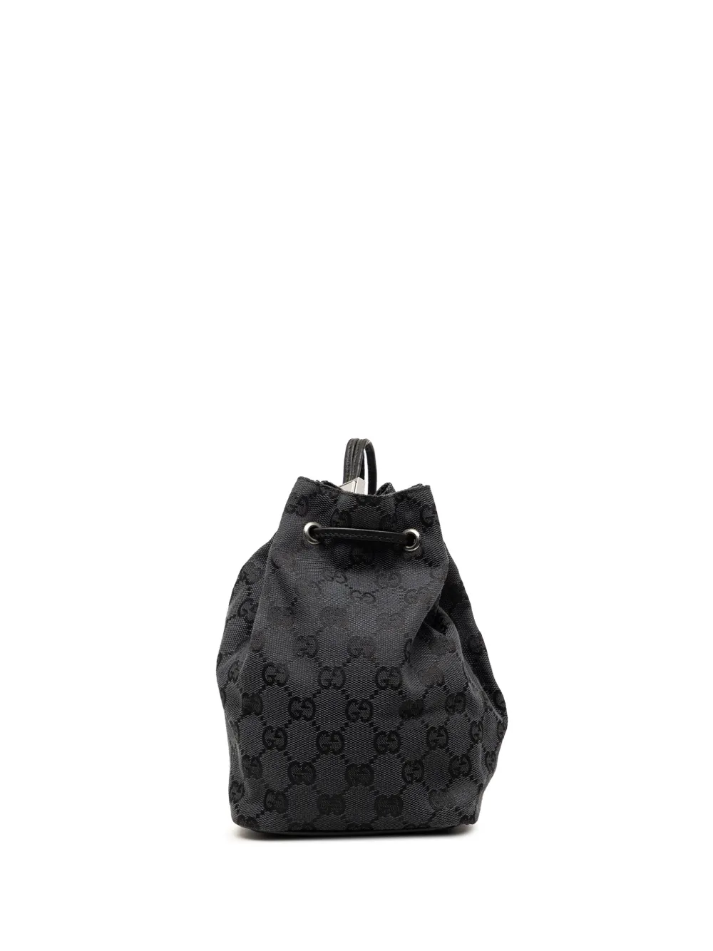 Gucci Pre-Owned 2000-2015 GG Canvas Drawstring bucket bag - Schwarz