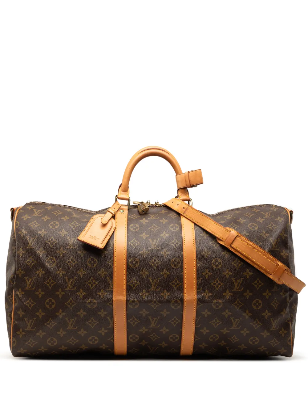 Louis Vuitton Pre-Owned 1992 Monogram Keepall Bandouliere 55 travel bag - Brown