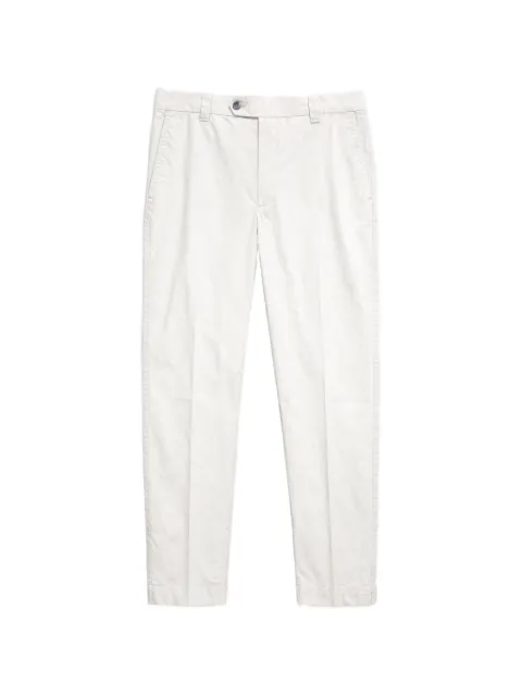 LES HÉRITIERS pressed-crease tailored trousers