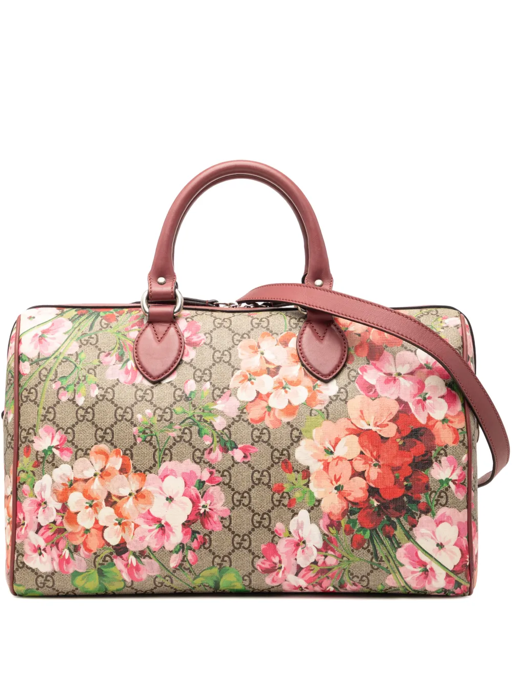 Gucci Pre-Owned 2000-2015 Medium GG Supreme Blooms satchel - Toni neutri