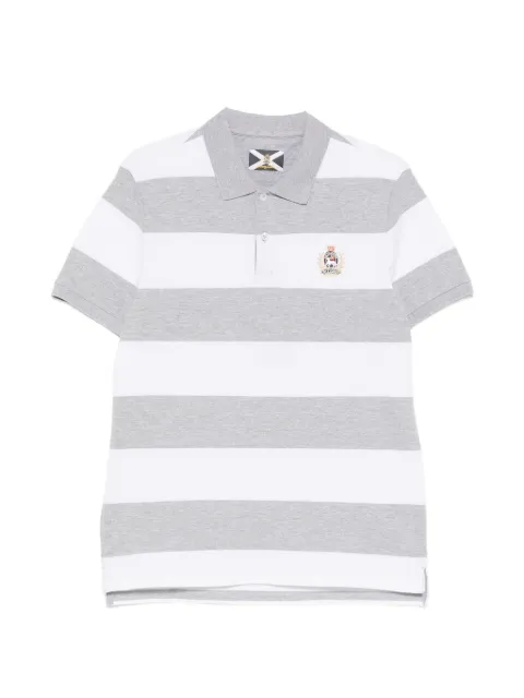 Johnny Lambs striped-pattern polo shirt