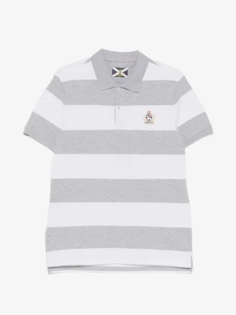 Johnny Lambs striped-pattern polo shirt