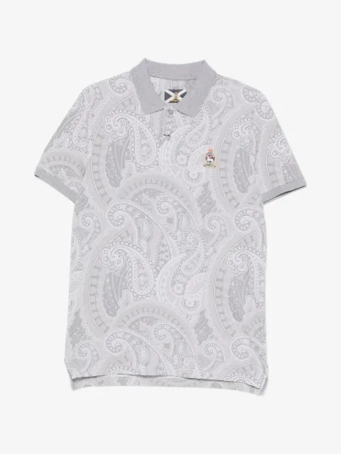 Johnny Lambs paisley-pattern polo shirt