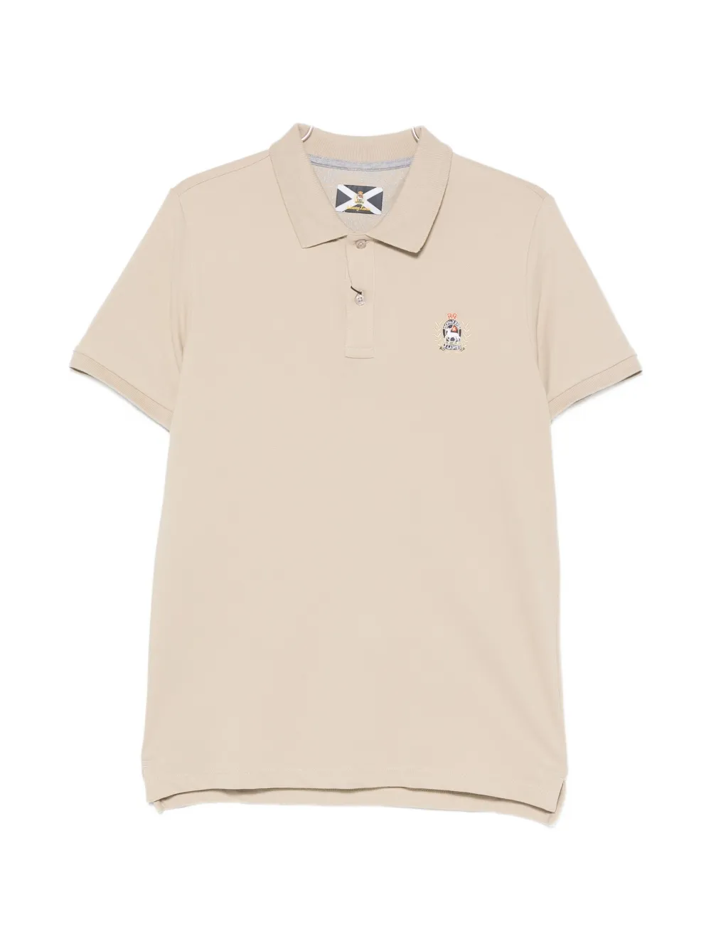 Johnny Lambs logo-embroidered polo shirt - Nude