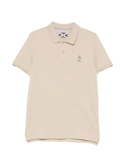 Johnny Lambs logo-embroidered polo shirt
