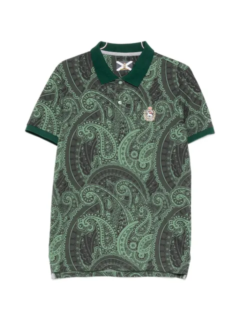 Johnny Lambs paisley-print polo shirt