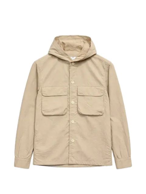 LES HÉRITIERS button-up hooded jacket