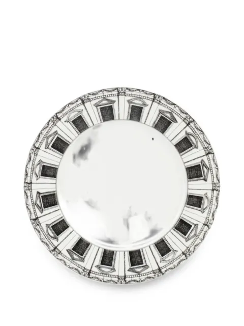 Fornasetti Architettura-print dinner plates
