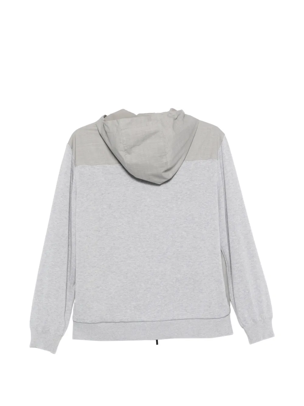 Paul & Shark Hoodie met capuchon en vlakken Grijs