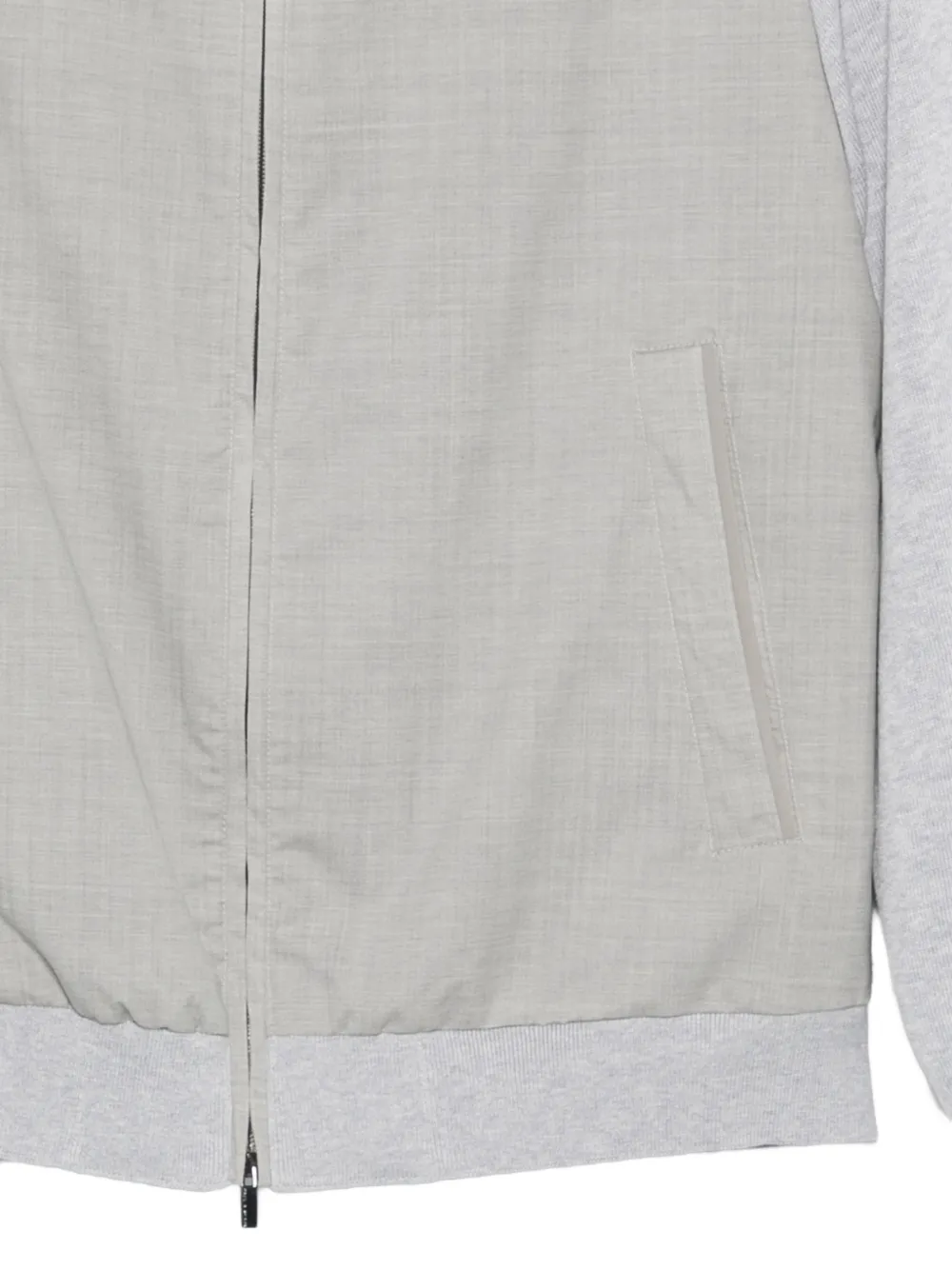 Paul & Shark Hoodie met capuchon en vlakken Grijs