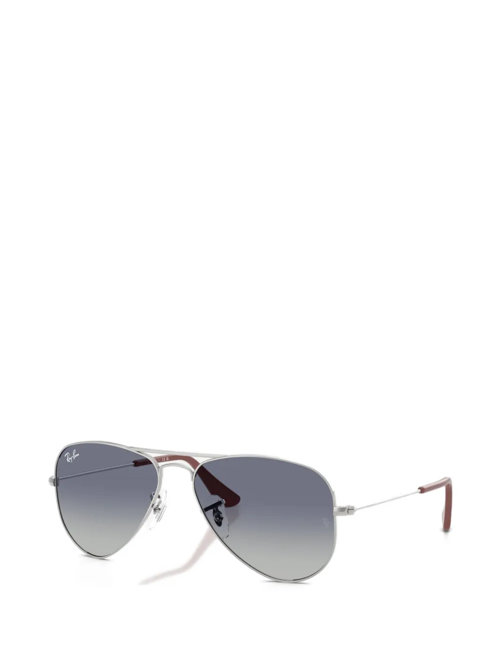 RAY-BAN JUNIOR Zonnebril met kleurverloop en piloten montuur Zilver
