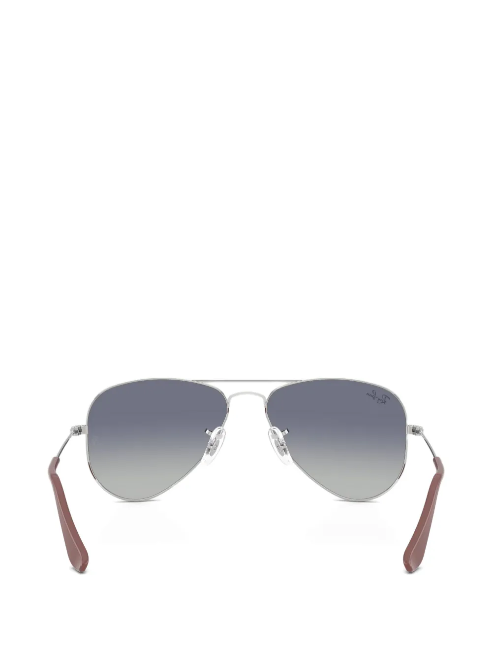 RAY-BAN JUNIOR Zonnebril met kleurverloop en piloten montuur Zilver