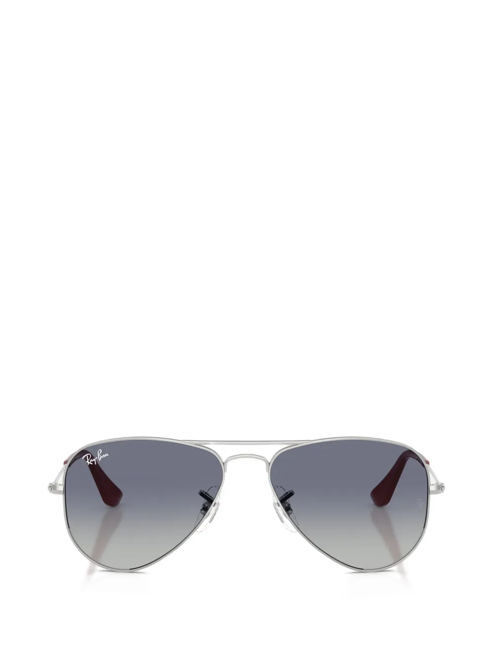 RAY-BAN JUNIOR gradient-lens pilot sunglasses - Argento