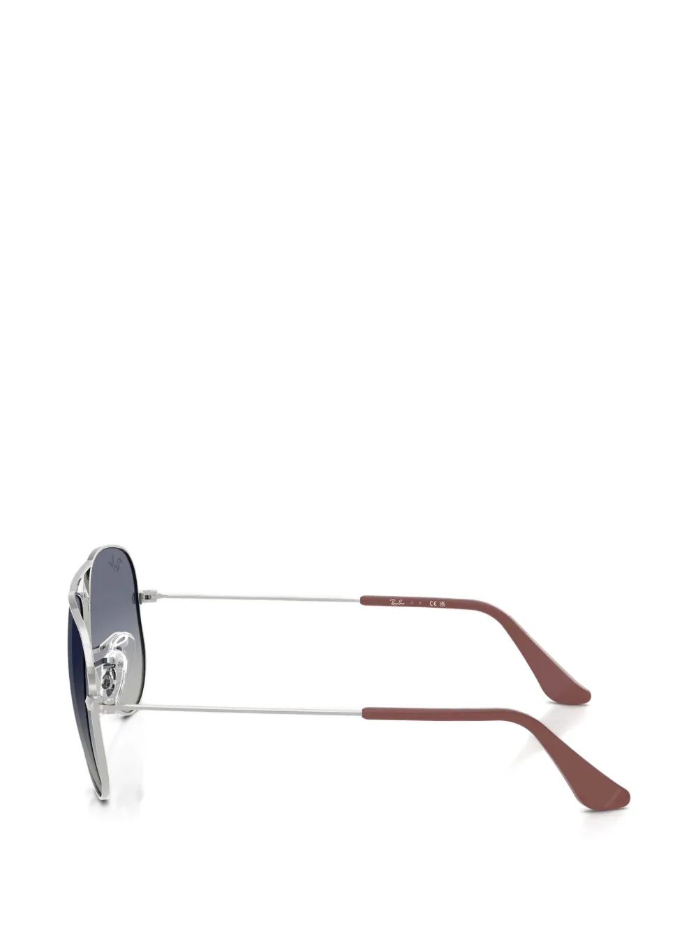 RAY-BAN JUNIOR Zonnebril met kleurverloop en piloten montuur Zilver
