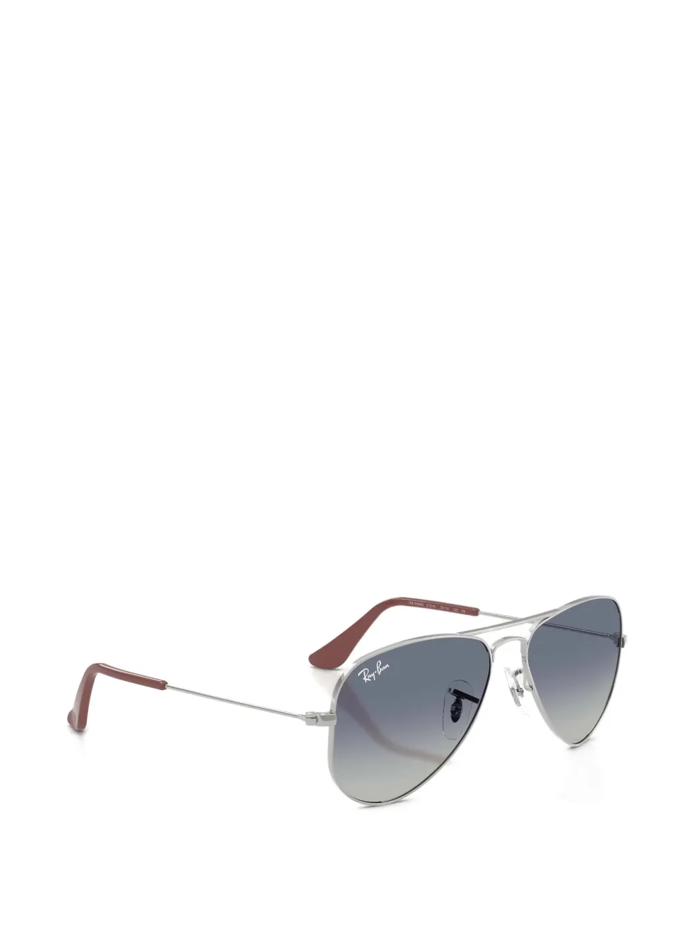 RAY-BAN JUNIOR Zonnebril met kleurverloop en piloten montuur Zilver