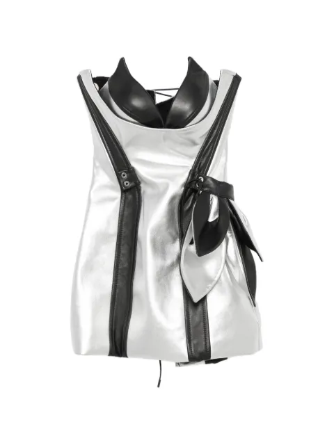MITILIANE COUTURE vestido corto con cordones