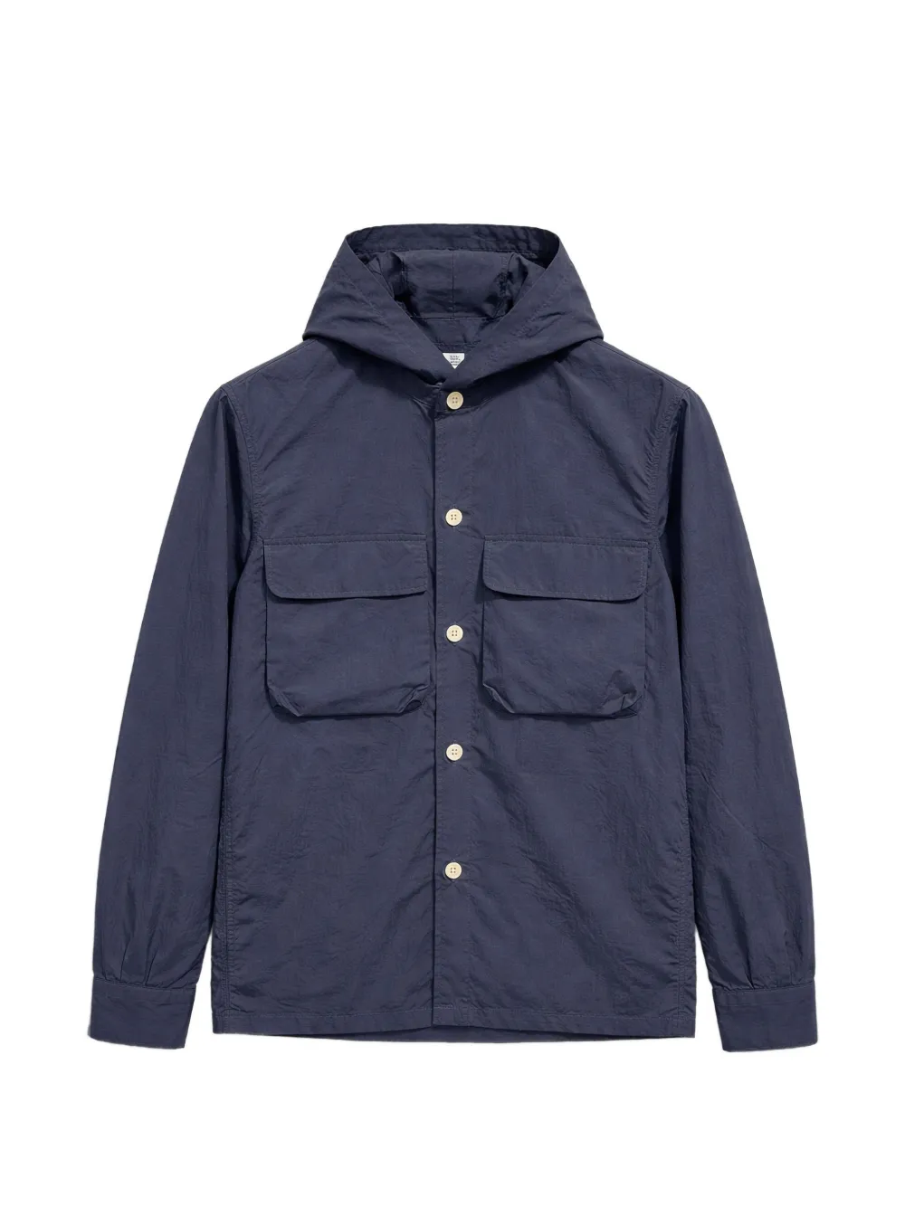 LES HÉRITIERS button-up hoodie - Blu