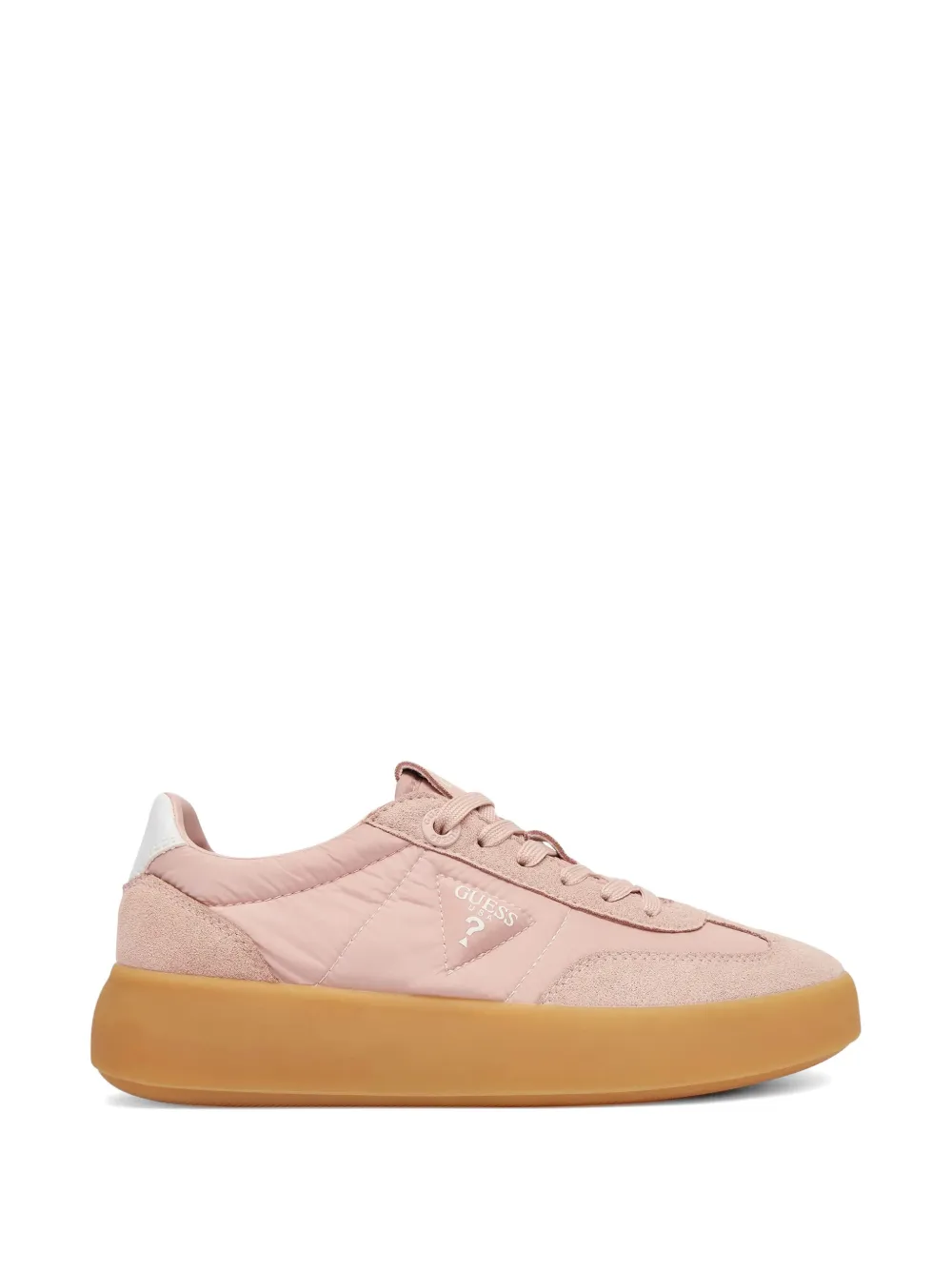 GUESS USA Sneakers met suède vlak en logodetail Roze