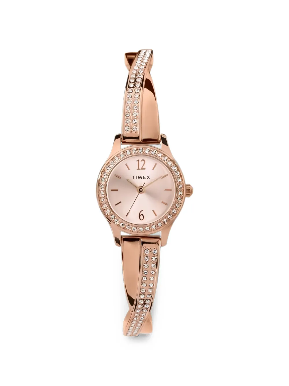 TIMEX Trend crystal-embellished 23mm contemporary watch - Rosa