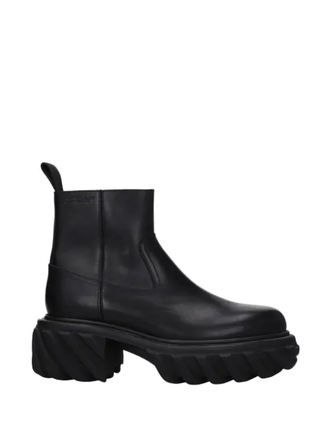 Off-White platform leather boots