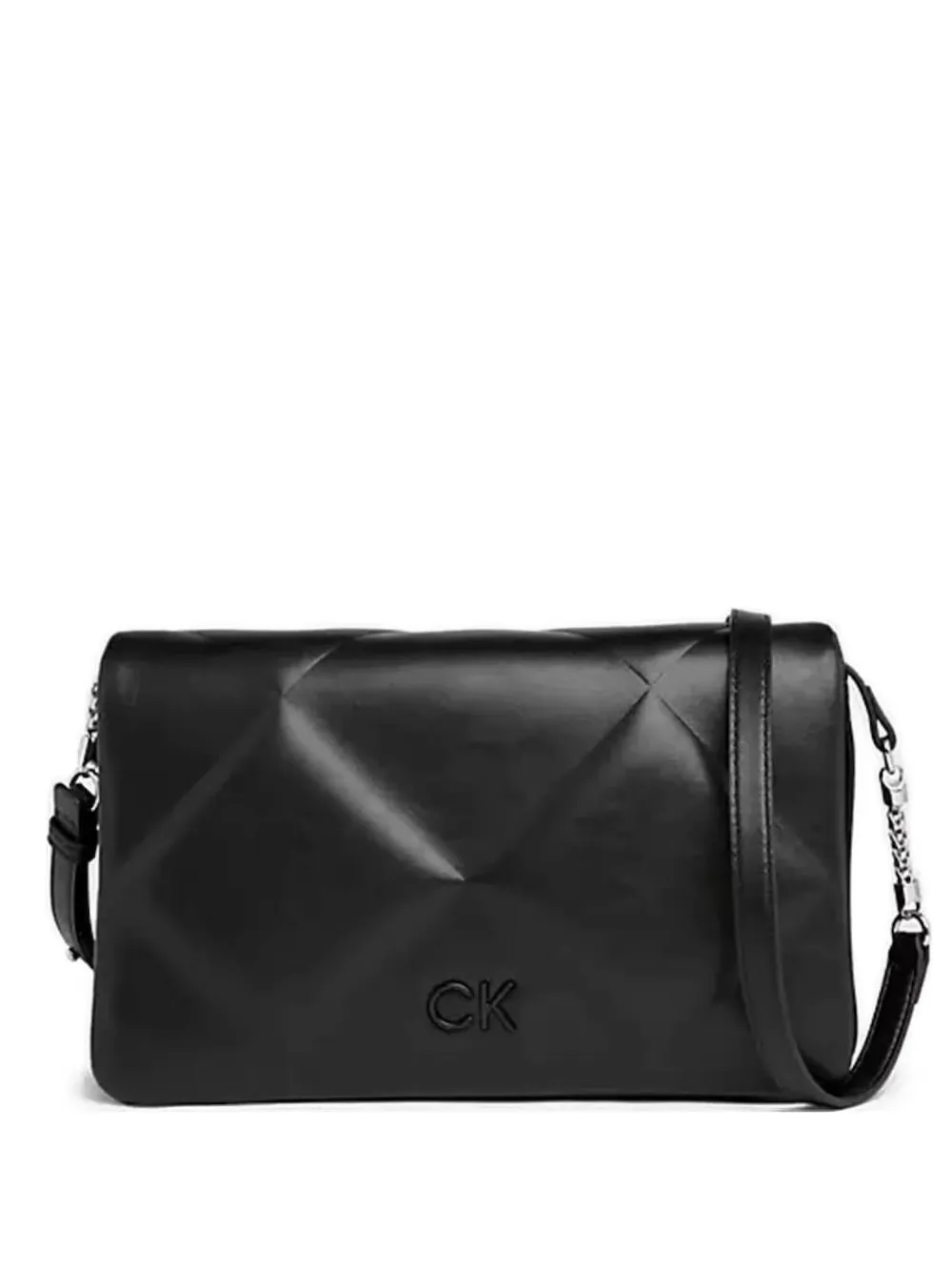 Calvin Klein quilted chain-strap shoulder bag - Nero