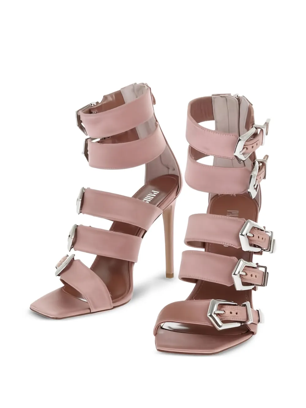 Paris Texas Ursula buckle-strap sandals Roze