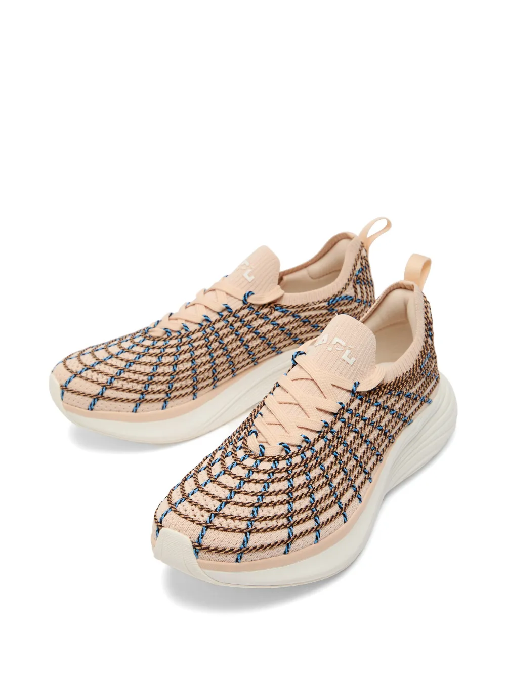 APL: ATHLETIC PROPULSION LABS Ribgebreide sneakers Beige
