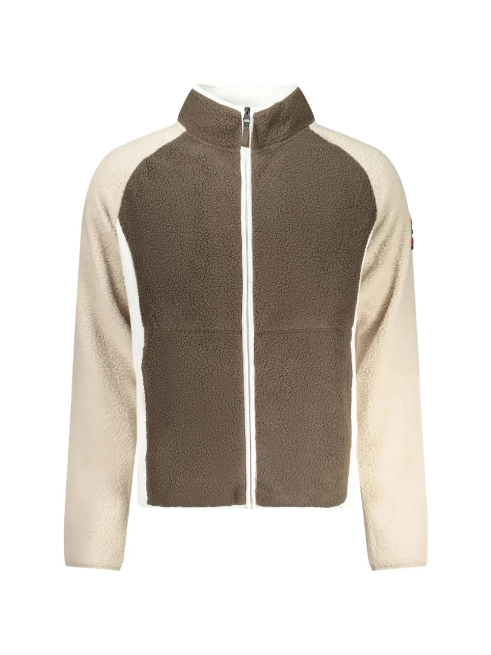 NORWAY 1963 colour-block fleece-texture sweater - Toni neutri