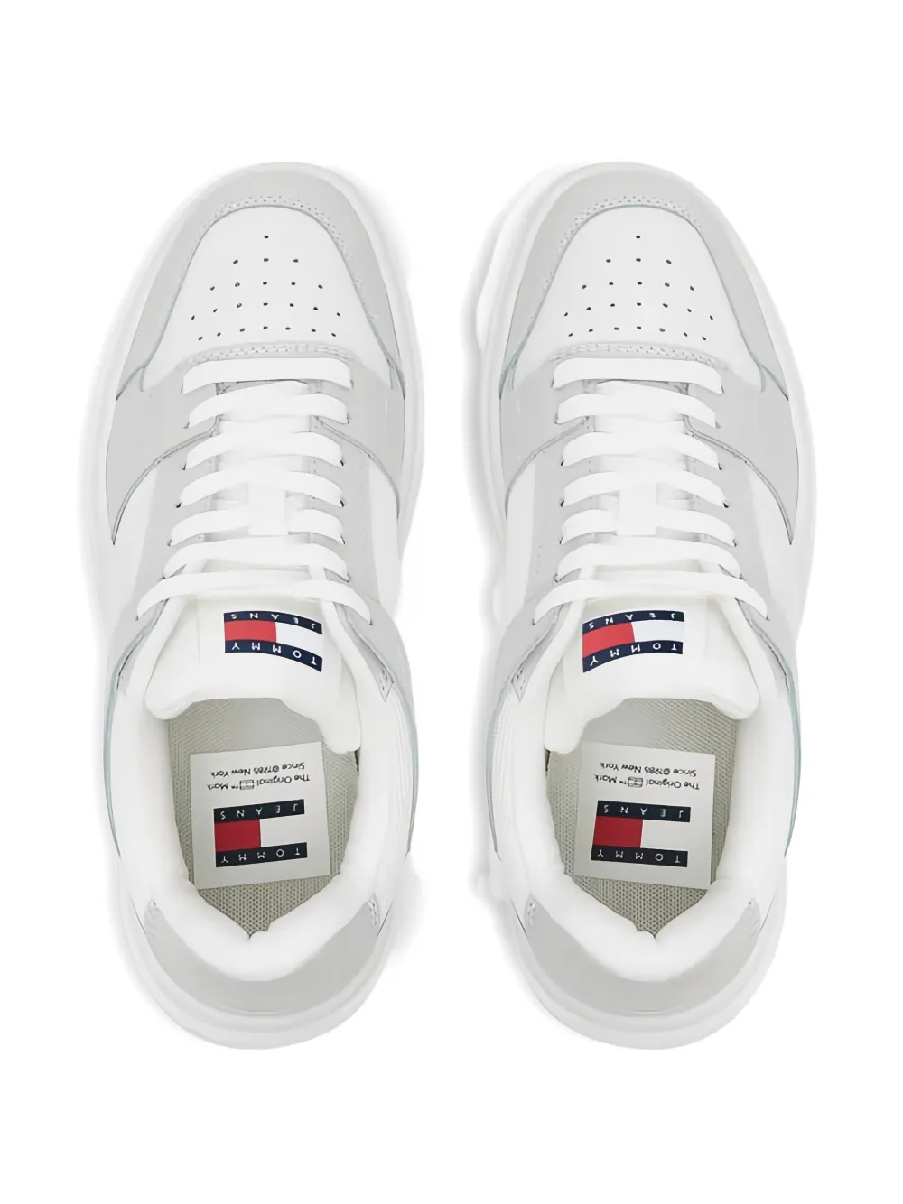 Tommy Hilfiger panelled low-top sneakers Wit