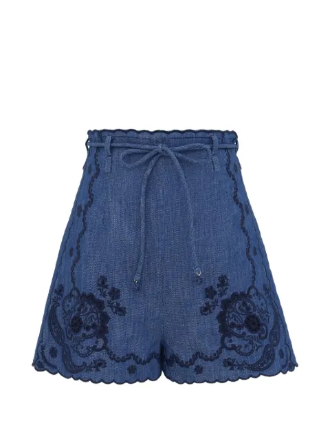 ZIMMERMANN Aster scalloped shorts
