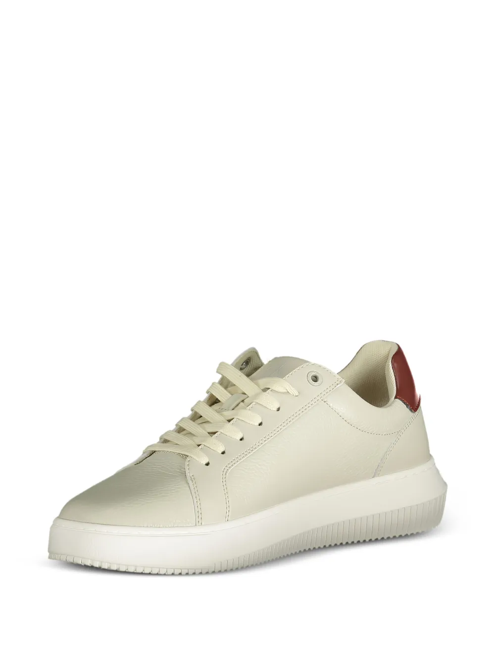 Calvin Klein pebbled-texture sneakers Beige