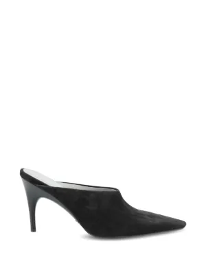 Balenciaga Cagole 80mm ポインテッドトゥ ミュール | ブラック