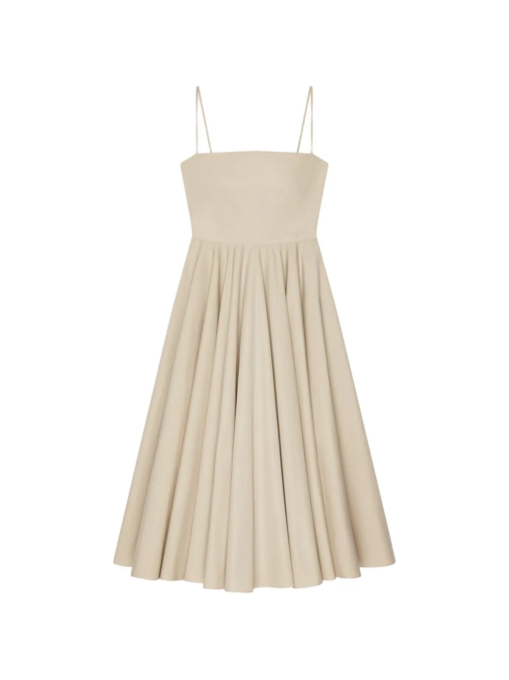 Givenchy pleated sleeveless midi dress - Neutrals