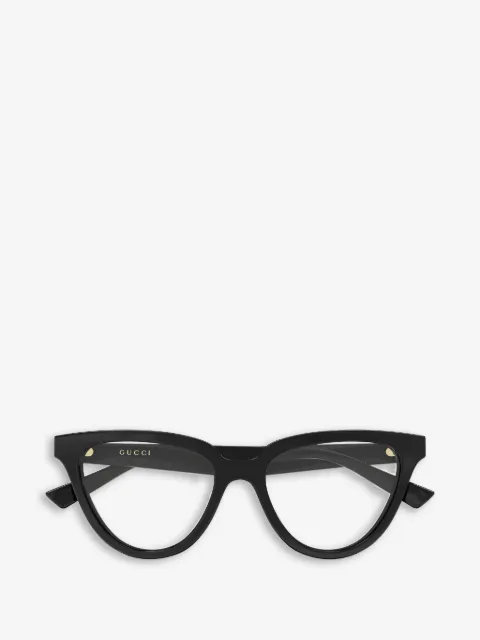 Gucci Eyewear lentes con armazón cat eye y motivo Double G