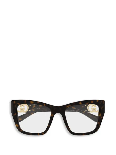 Gucci Eyewear Interlocking G tortoiseshell-effect glasses