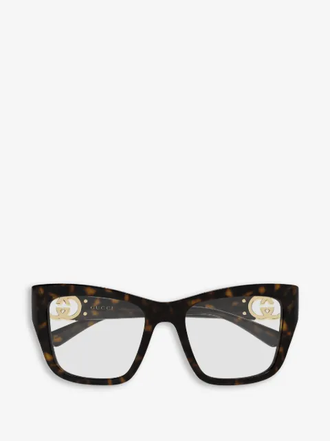 Gucci Eyewear Interlocking G tortoiseshell-effect glasses