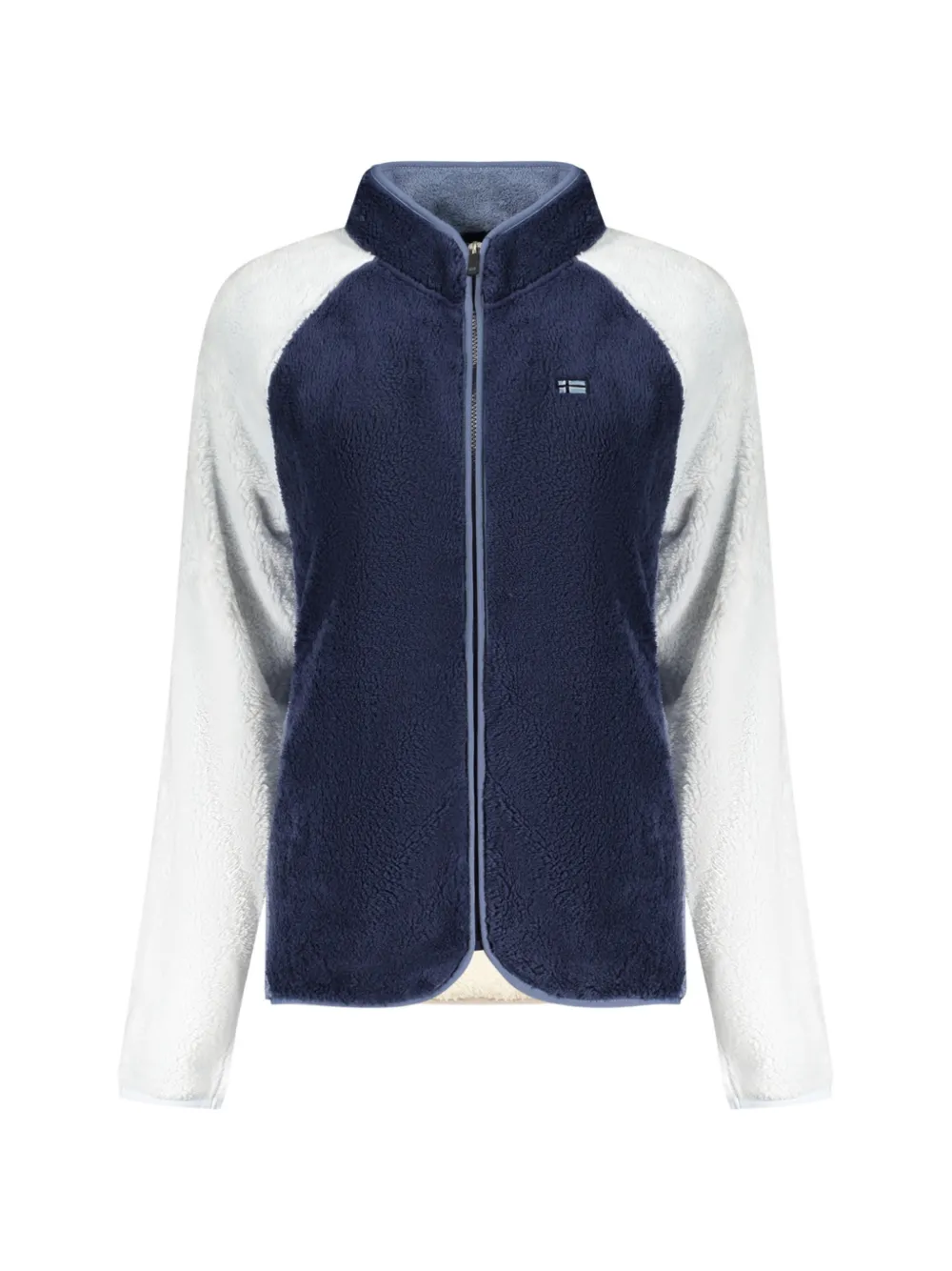 NORWAY 1963 colour-block fleece-texture sweatshirt