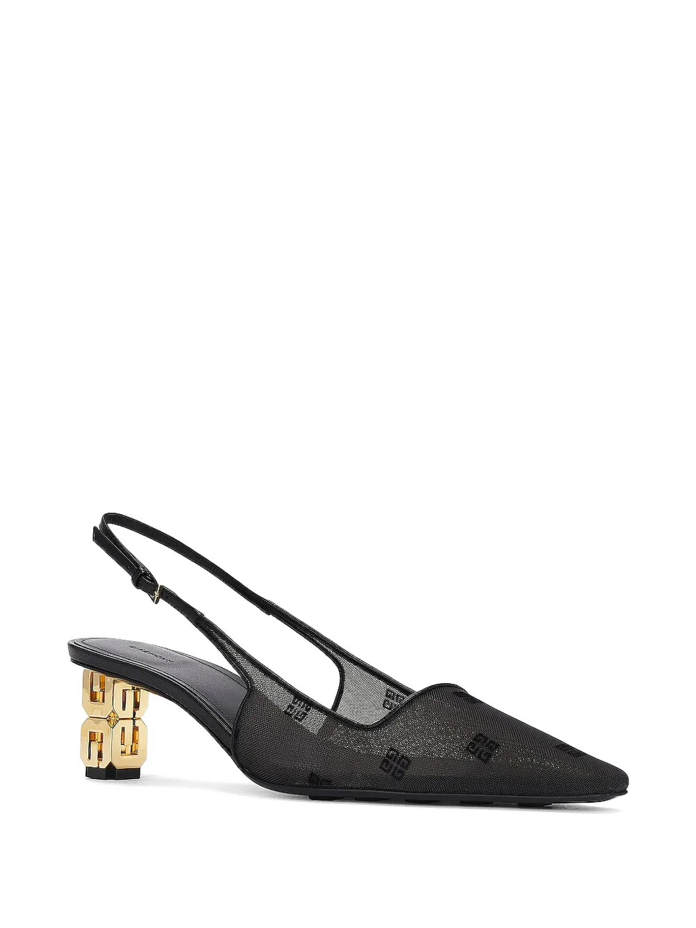 Givenchy G Cube slingback heeled pumps Zwart