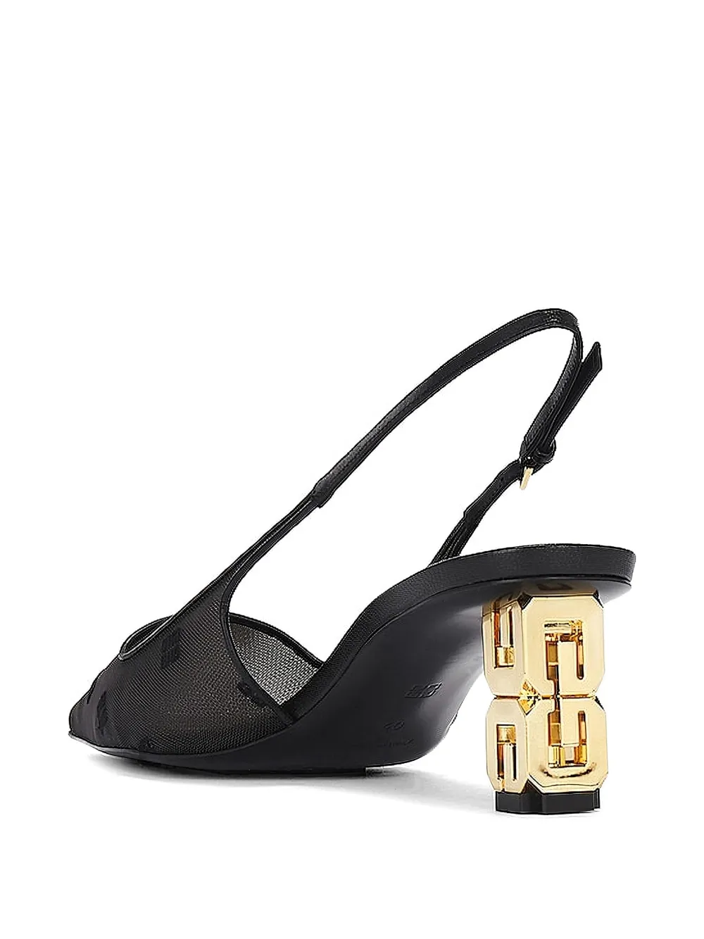 Givenchy G Cube slingback heeled pumps Zwart