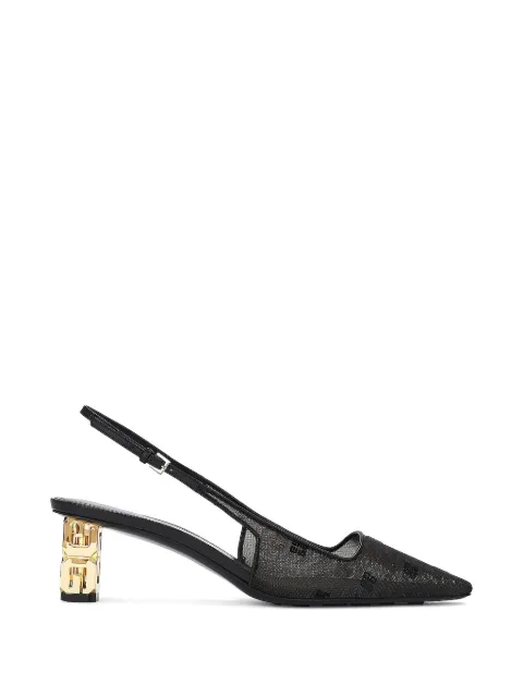 Givenchy G Cube slingback heeled pumps
