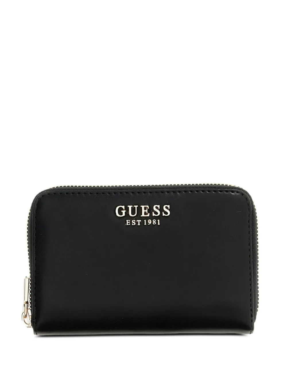 GUESS USA logo-plaque zip-around wallet - Nero
