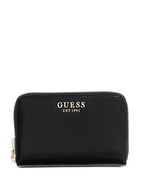 GUESS USA logo-plaque zip-around wallet